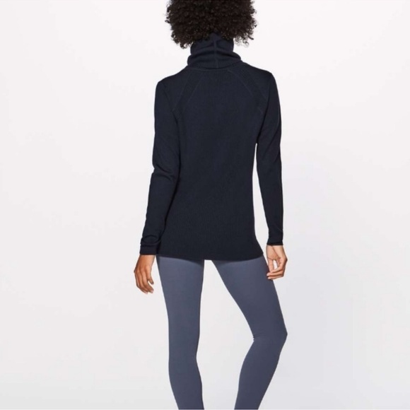 LULULEMON Sweat & Savasana Merino Wool Sweater in Inkwell (Black) — 8 - Picture 2 of 9